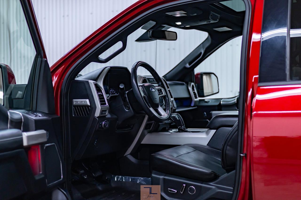 2017 Ford F-150 4x4 Super Crew Lariat FX4 Leather Roof Nav Red Deer AB