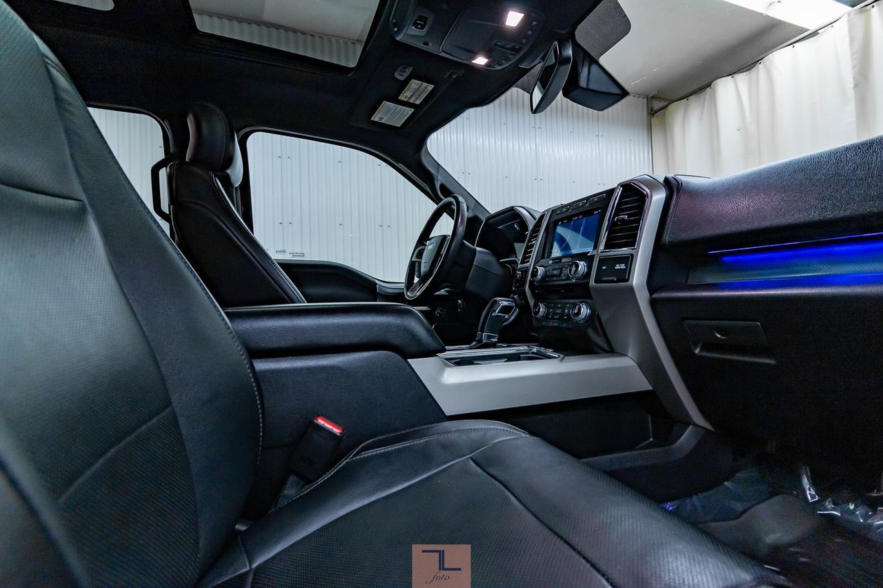 2017 Ford F-150 4x4 Super Crew Lariat FX4 Leather Roof Nav Red Deer AB