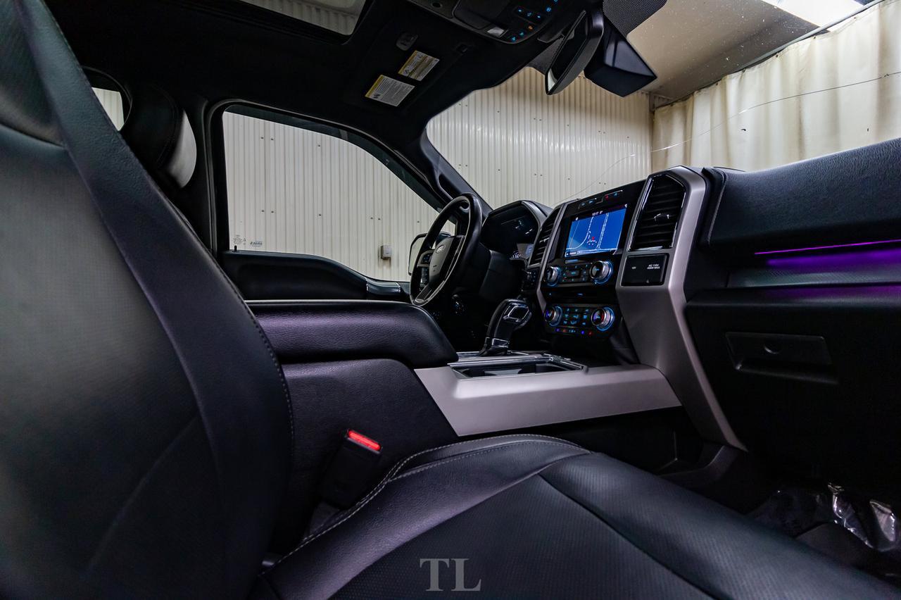 2017 Ford F-150 4x4 Super Crew Lariat FX4 Leather Roof Nav Red Deer AB