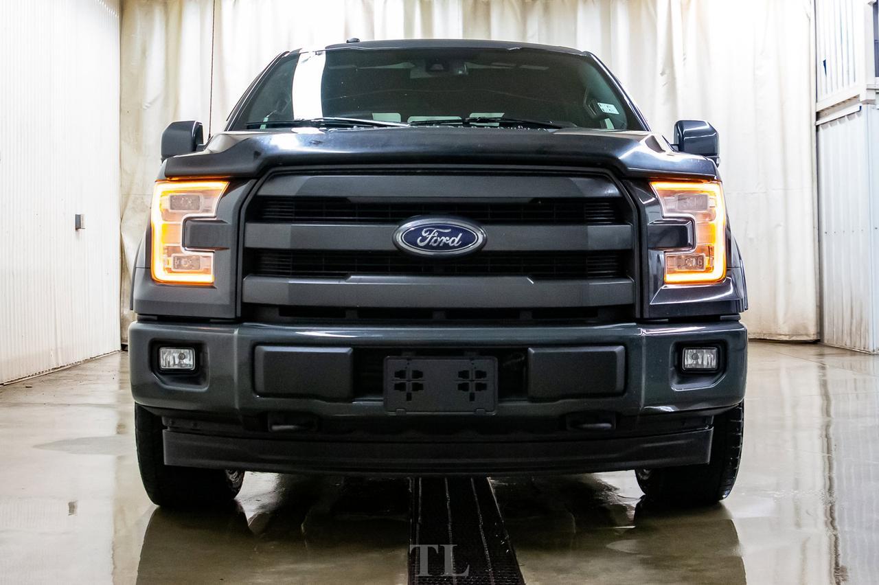 2017 Ford F-150 4x4 Super Crew Lariat FX4 Leather Roof Nav Red Deer AB