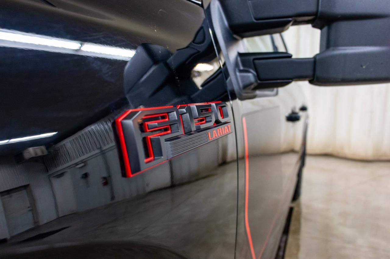 2017 Ford F-150 4x4 Super Crew Lariat FX4 Longbox Leather Roof Nav Red Deer AB