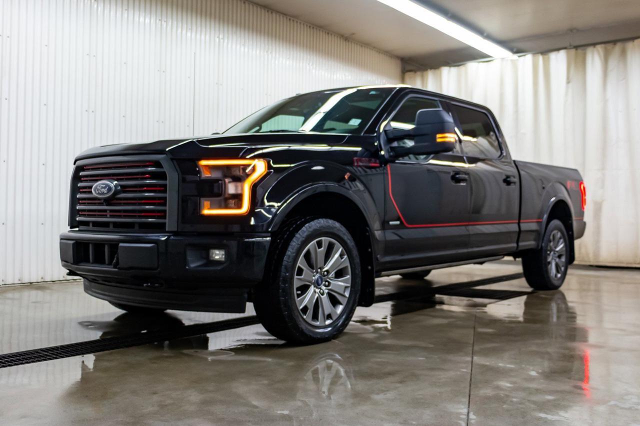 2017 Ford F-150 4x4 Super Crew Lariat FX4 Longbox Leather Roof Nav Red Deer AB