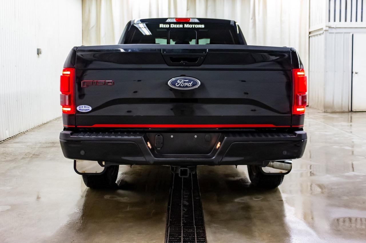 2017 Ford F-150 4x4 Super Crew Lariat FX4 Longbox Leather Roof Nav Red Deer AB