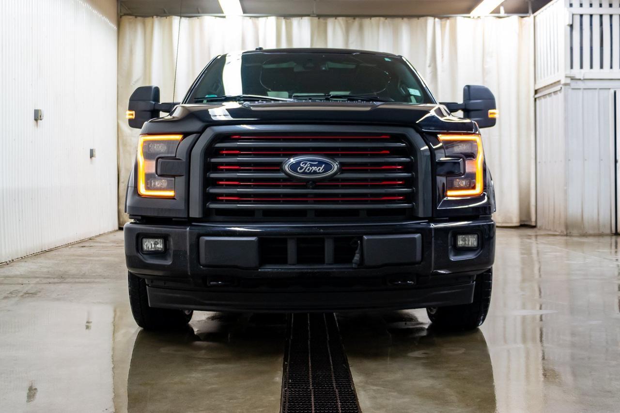 2017 Ford F-150 4x4 Super Crew Lariat FX4 Longbox Leather Roof Nav Red Deer AB