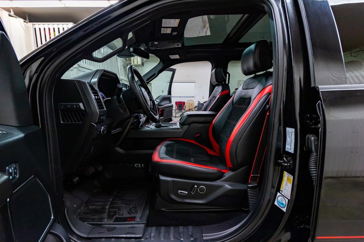 2017 Ford F-150 4x4 Super Crew Lariat FX4 Longbox Leather Roof Nav Red Deer AB