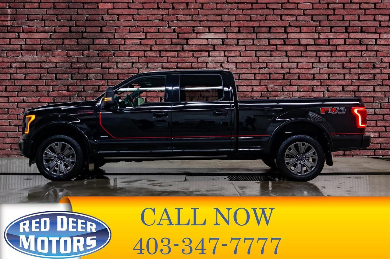 2017 Ford F-150 4x4 Super Crew Lariat FX4 Longbox Leather Roof Nav