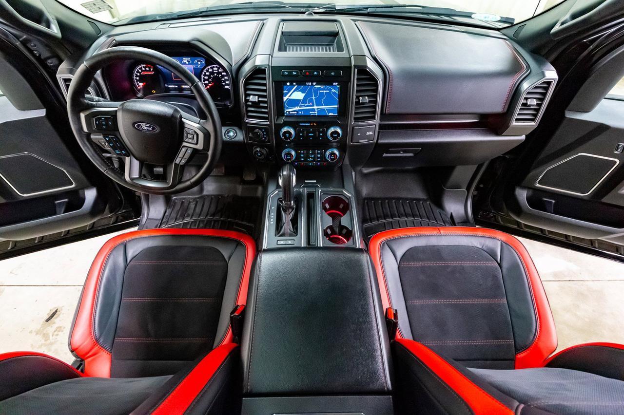 2017 Ford F-150 4x4 Super Crew Lariat FX4 Longbox Leather Roof Nav Red Deer AB