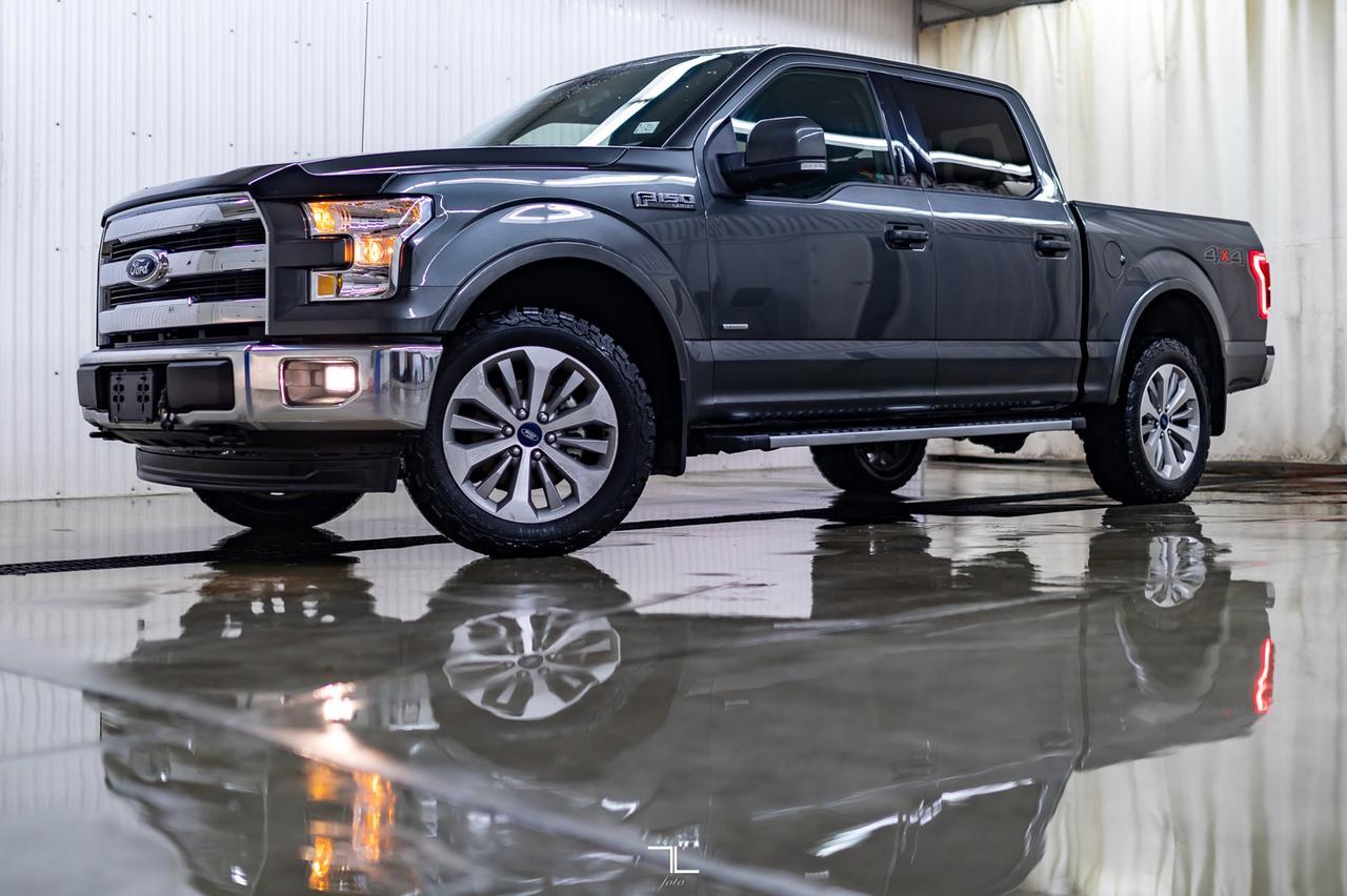 2017 Ford F-150 4x4 Super Crew Lariat Leather Nav BCam Red Deer AB