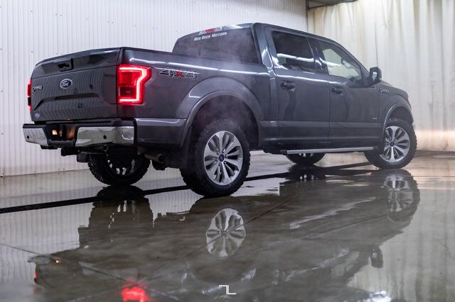 2017 Ford F-150 4x4 Super Crew Lariat Leather Nav BCam Red Deer AB