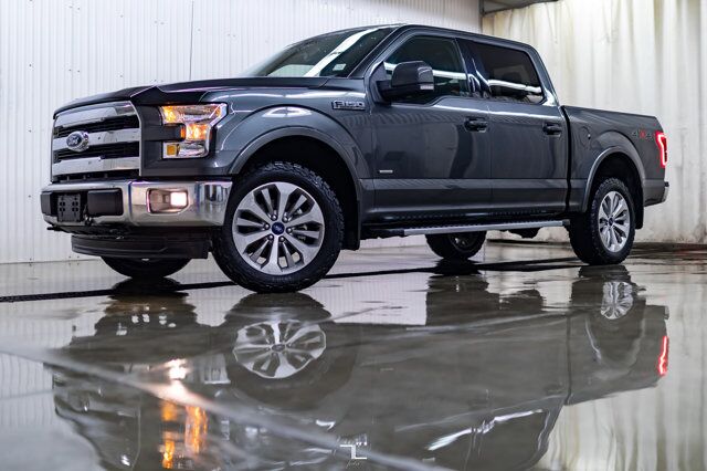2017 Ford F-150 4x4 Super Crew Lariat Leather Nav BCam Red Deer AB