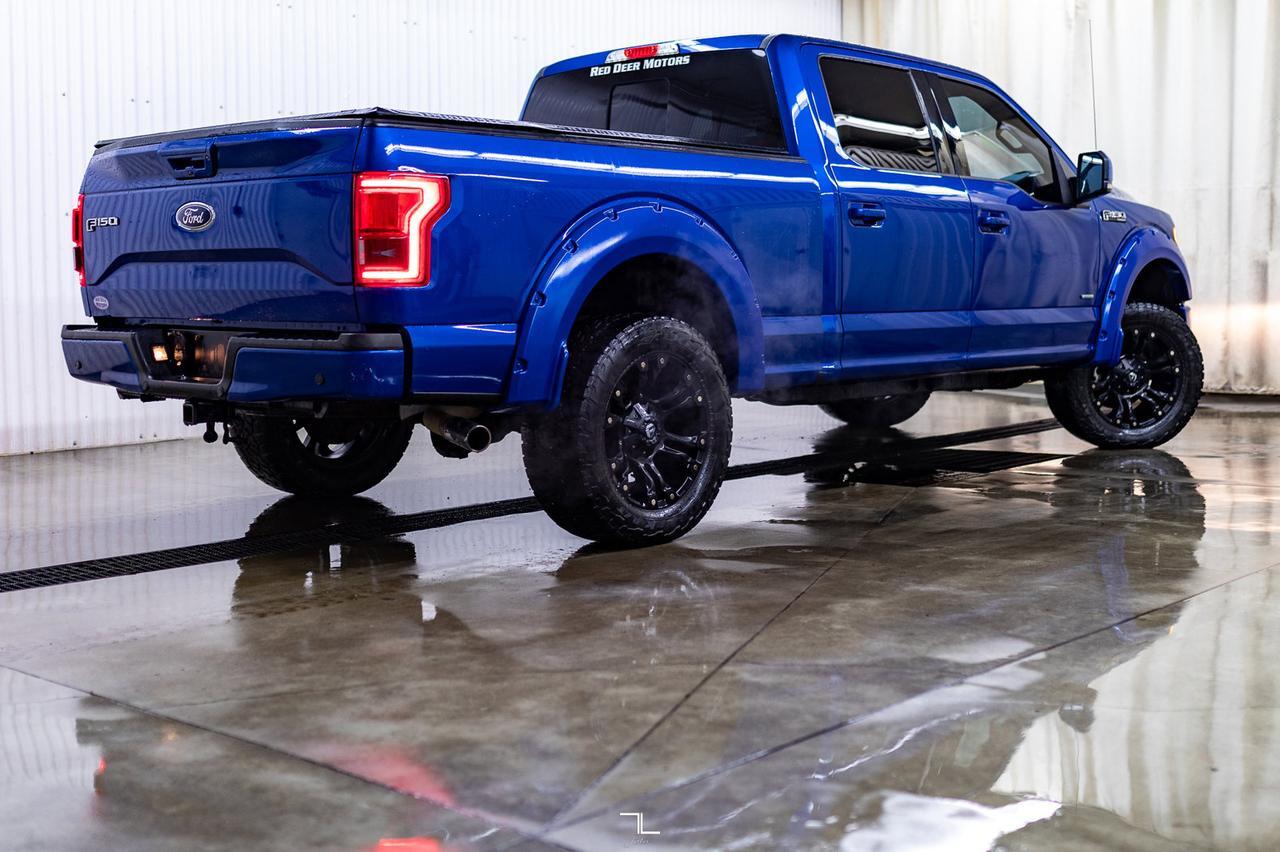2017 Ford F-150 4x4 Super Crew Lariat Leather Nav BCam Red Deer AB