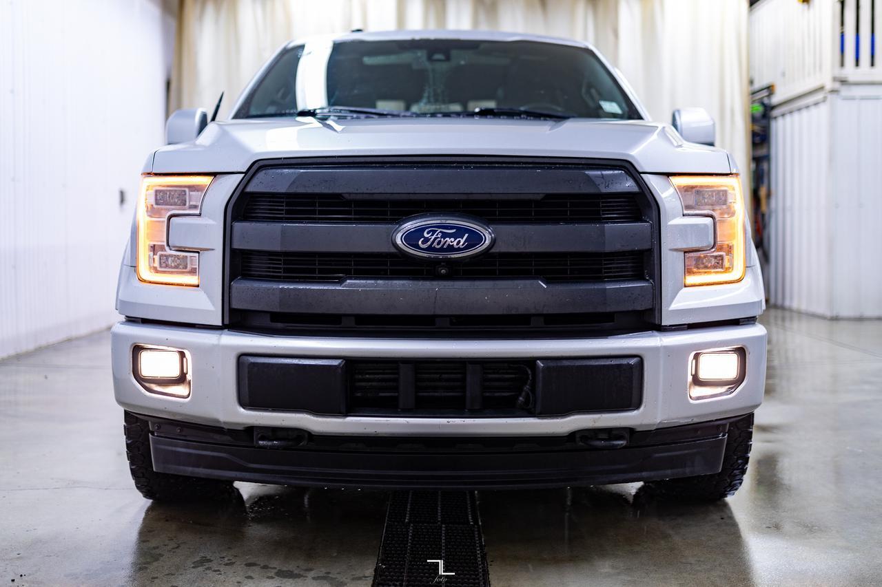 2017 Ford F-150 4x4 Super Crew Lariat Leather Roof Nav BCam Red Deer AB