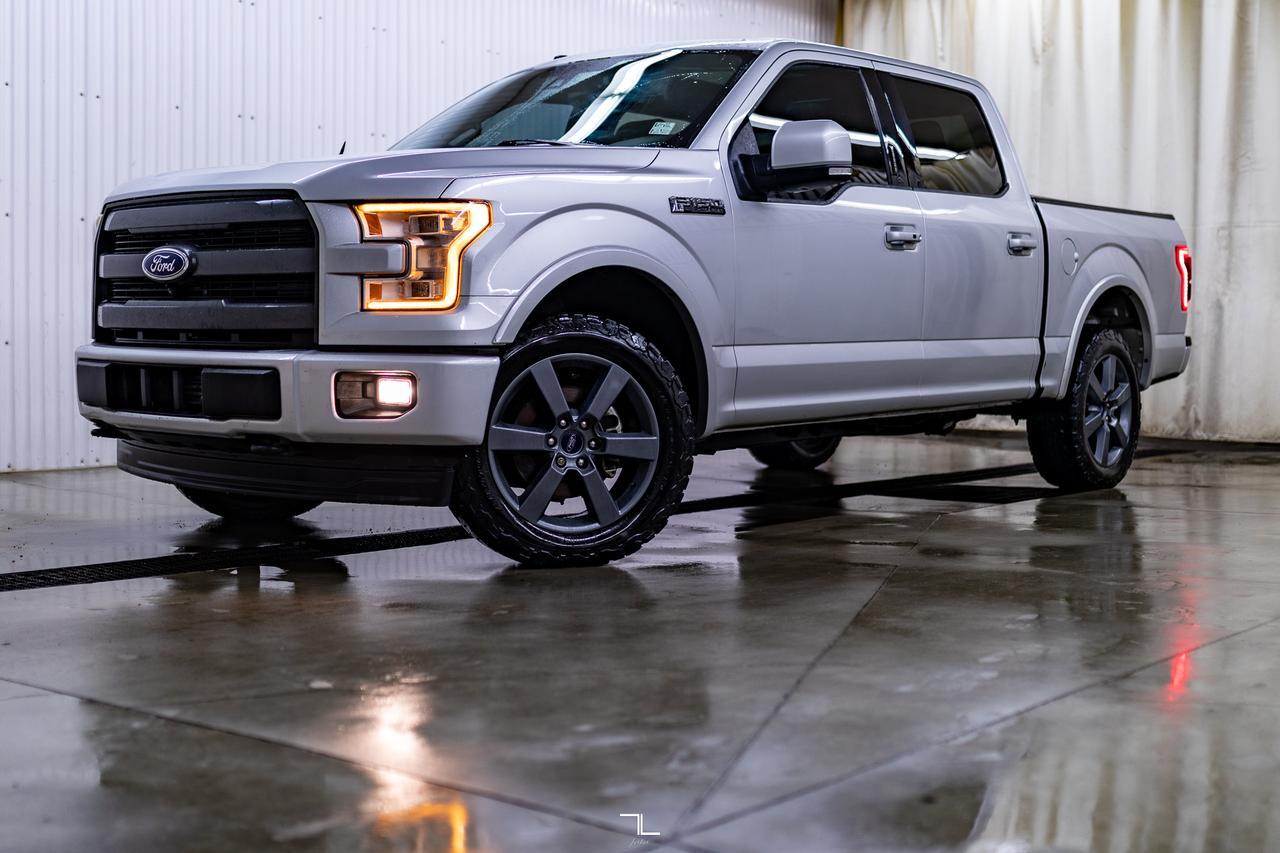 2017 Ford F-150 4x4 Super Crew Lariat Leather Roof Nav BCam Red Deer AB