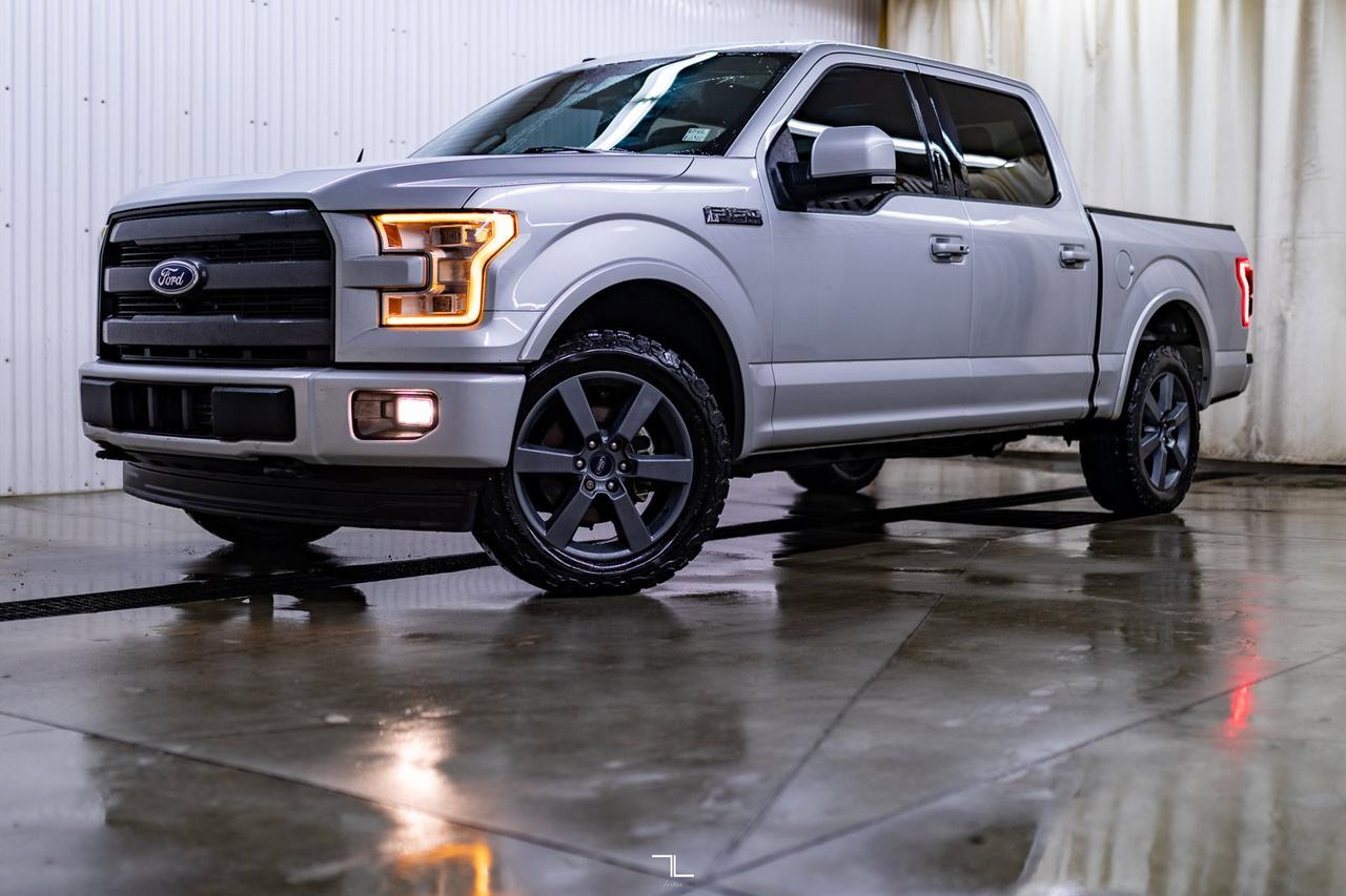 2017 Ford F-150 4x4 Super Crew Lariat Leather Roof Nav BCam Red Deer AB