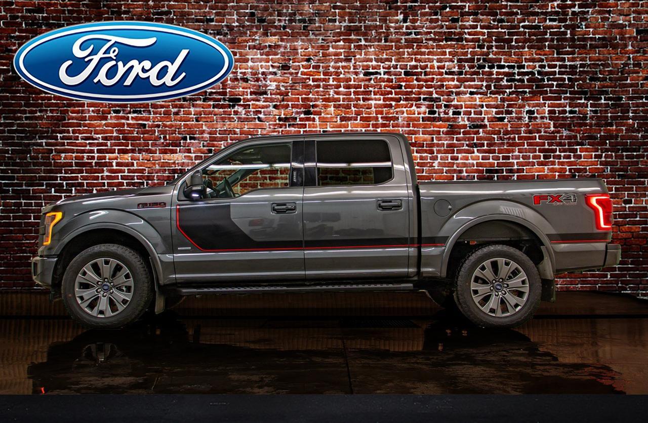 2017 Ford F-150 4x4 Super Crew Lariat Sport FX4 Leather Roof Nav