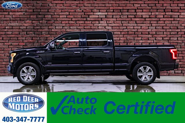 2017 Ford F-150 4x4 Super Crew Platinum Longbox Leather Roof Nav