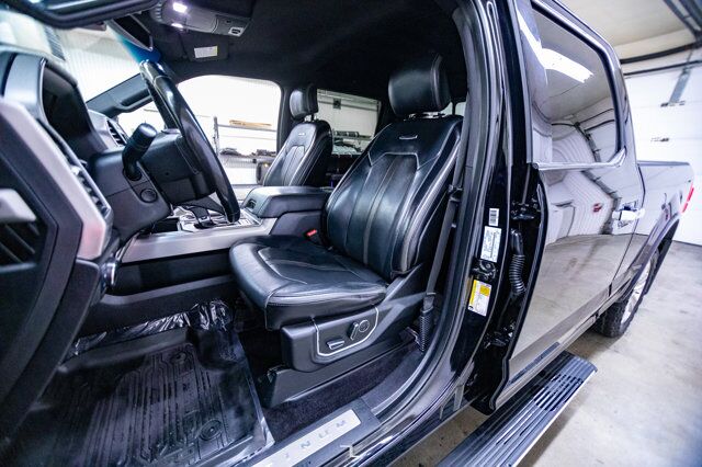 2017 Ford F-150 4x4 Super Crew Platinum Longbox Leather Roof Nav Red Deer AB