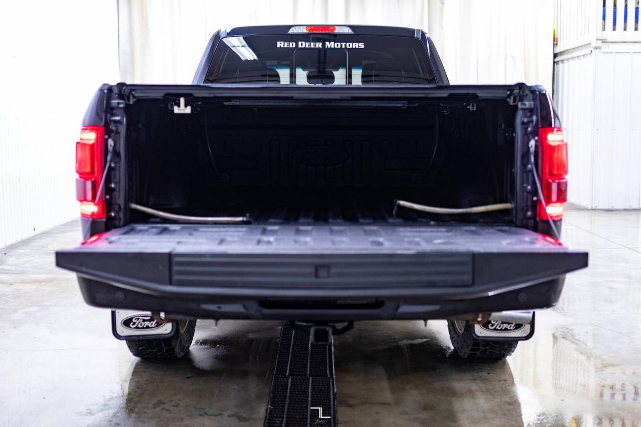 2017 Ford F-150 4x4 Super Crew Platinum Longbox Leather Roof Nav Red Deer AB