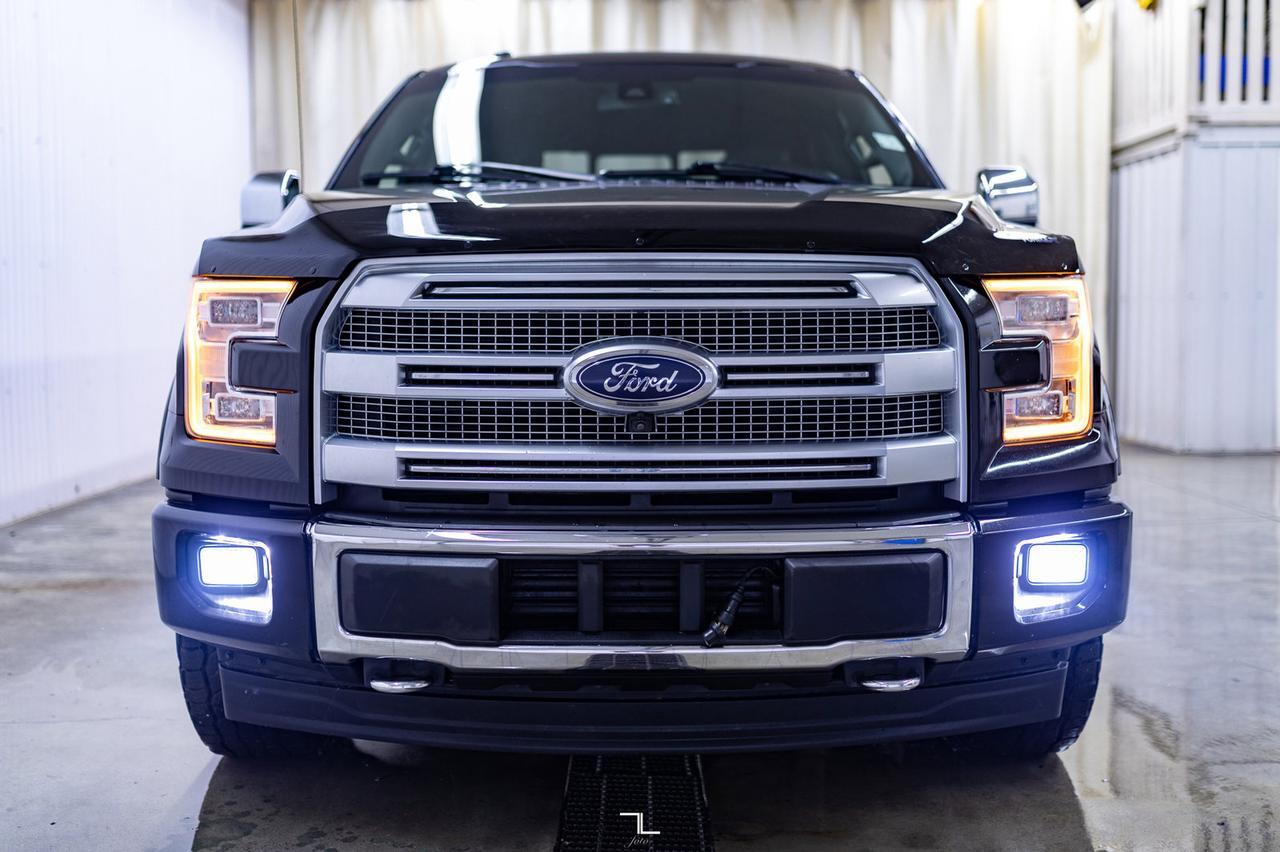 2017 Ford F-150 4x4 Super Crew Platinum Longbox Leather Roof Nav Red Deer AB