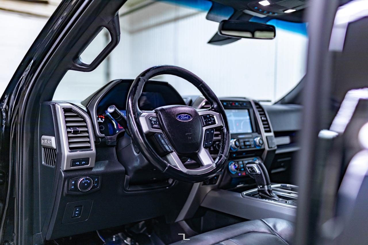 2017 Ford F-150 4x4 Super Crew Platinum Longbox Leather Roof Nav Red Deer AB