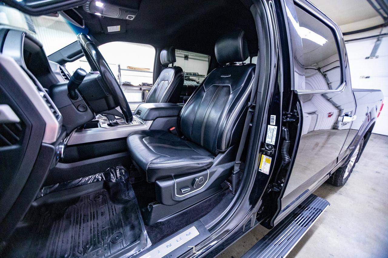 2017 Ford F-150 4x4 Super Crew Platinum Longbox Leather Roof Nav Red Deer AB