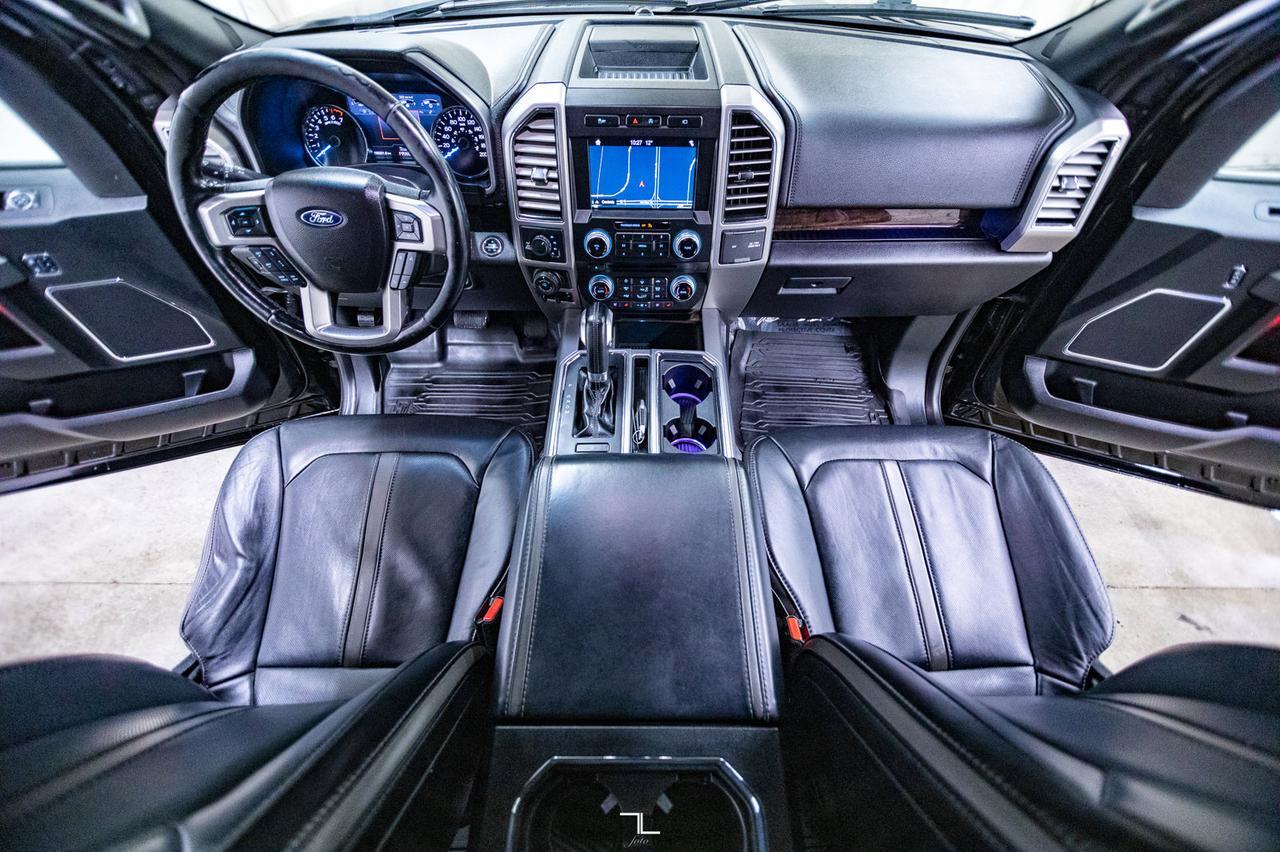 2017 Ford F-150 4x4 Super Crew Platinum Longbox Leather Roof Nav Red Deer AB