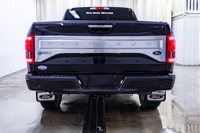 2017 Ford F-150 4x4 Super Crew Platinum Longbox Leather Roof Nav Red Deer AB