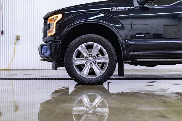 2017 Ford F-150 4x4 Super Crew Platinum Longbox Leather Roof Nav Red Deer AB