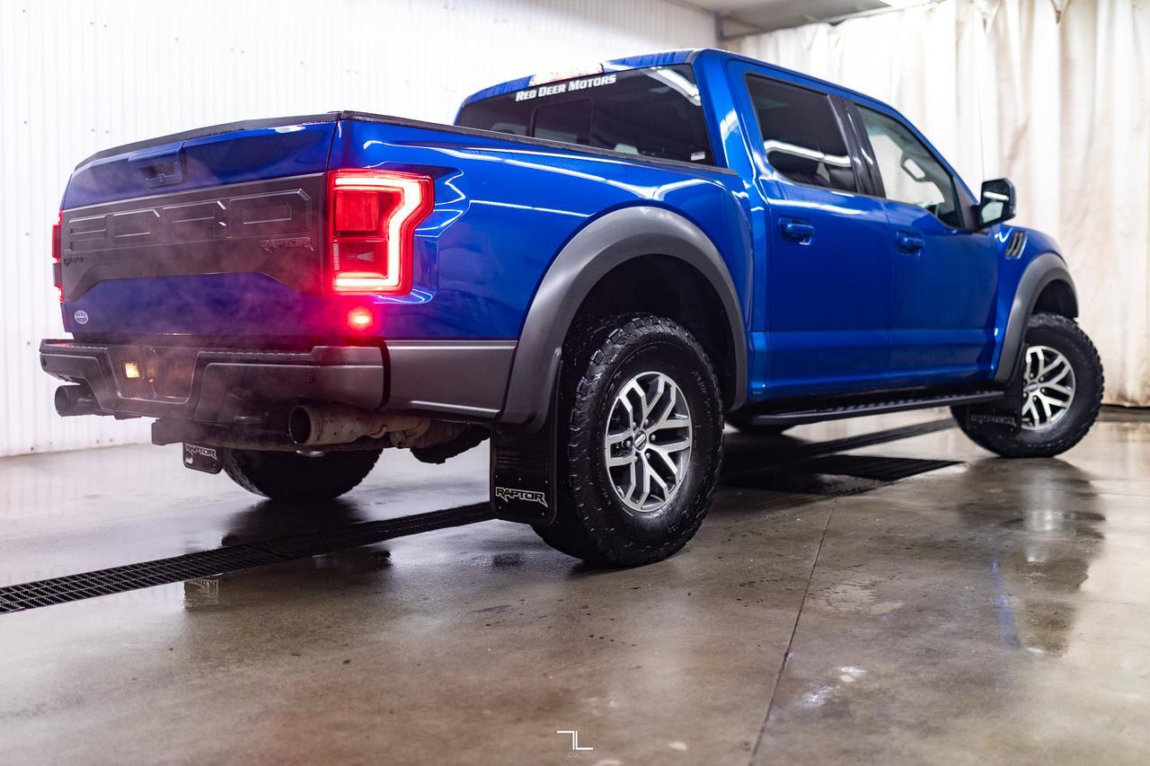 2017 Ford F-150 4x4 Super Crew Raptor Leather Roof Nav BCam Red Deer AB