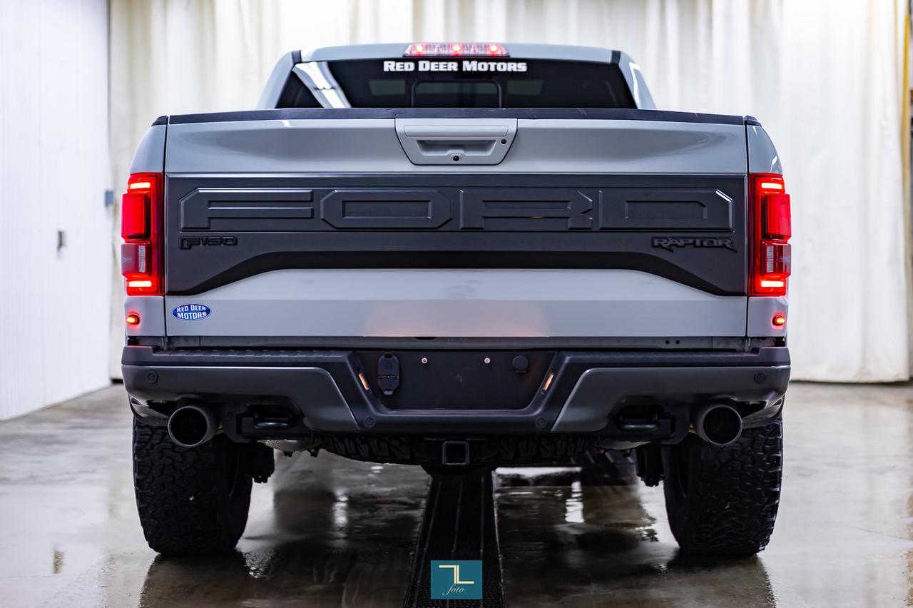2017 Ford F-150 4x4 Super Crew Raptor Leather Roof Nav Red Deer AB