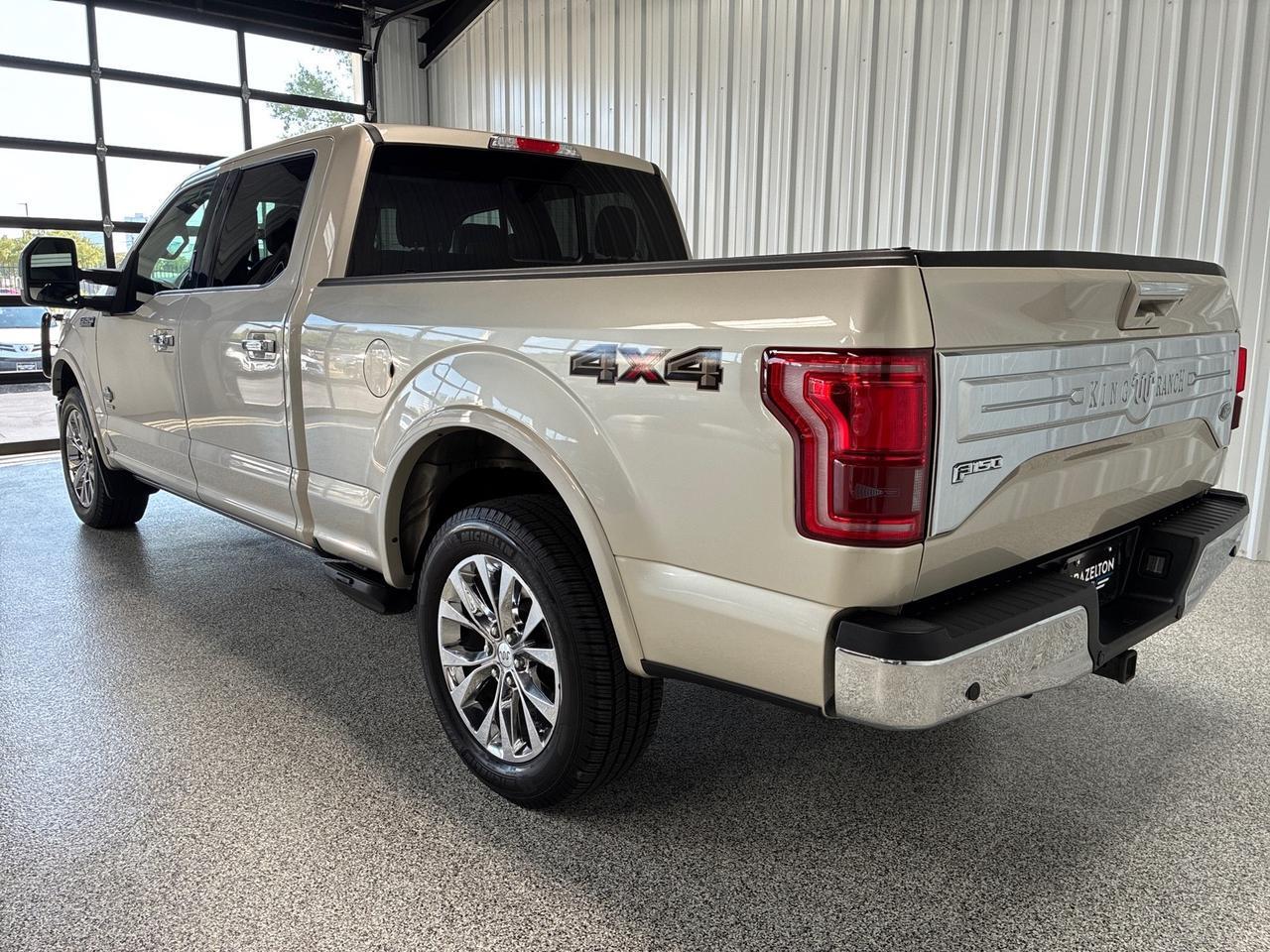 2017 Ford F-150 King Ranch, 601A, Pano Roof, Adaptive Cruise, Max Tow, Tech Pkg, Active Park Assist Houston TX