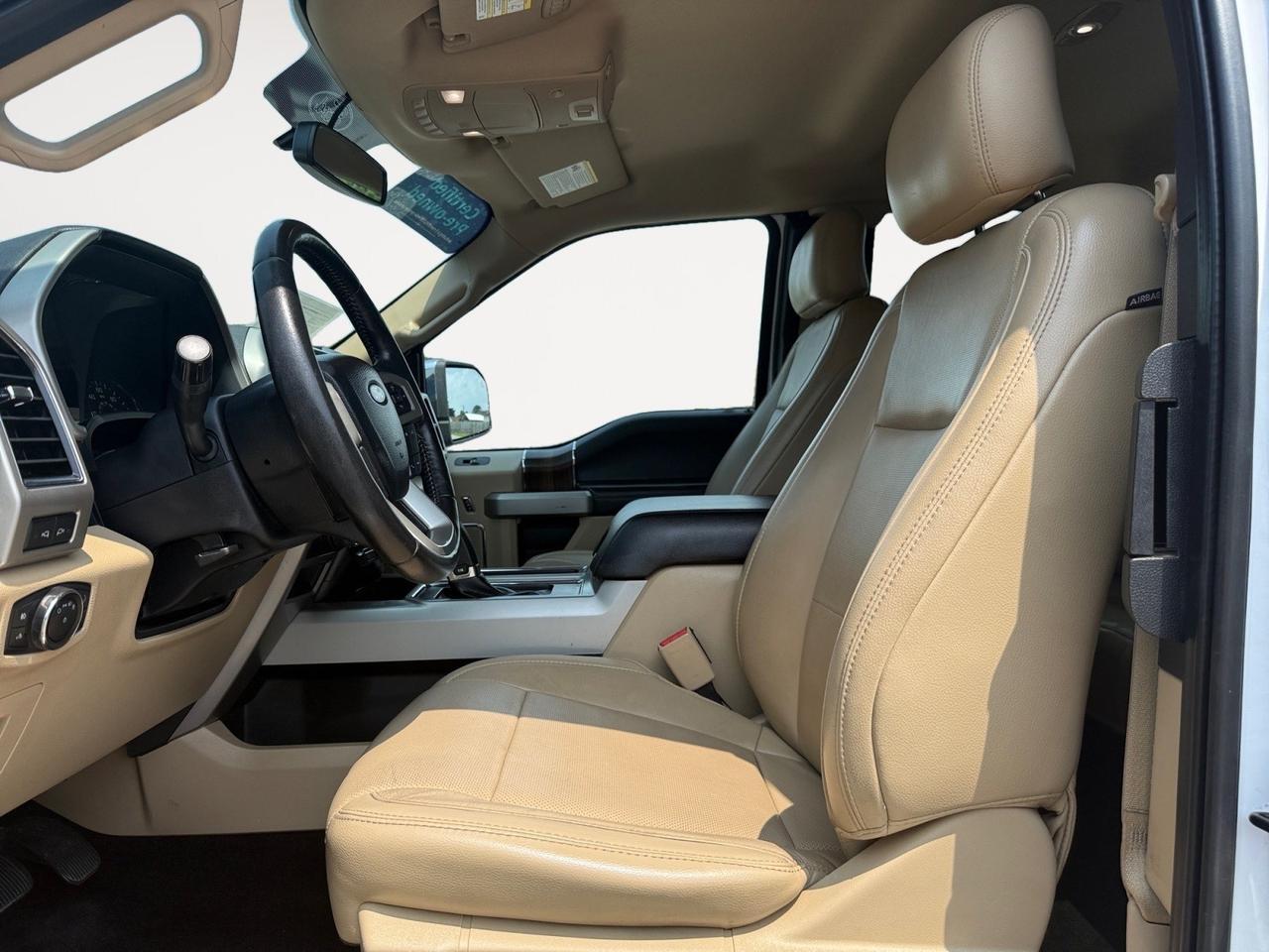 2017 Ford F-150 Lariat, 5.0L V8, HEATED/VENTILATED SEATS, UNIVERSAL GARAGE DOOR OPENER, BLUETOOTH, RUNNING BOARDS, POWER SLIDING REAR WINDOW, BACKUP CAMERA, POWER FOLDING MIRRORS, REMOTE START, ONLY 1 OWNER!