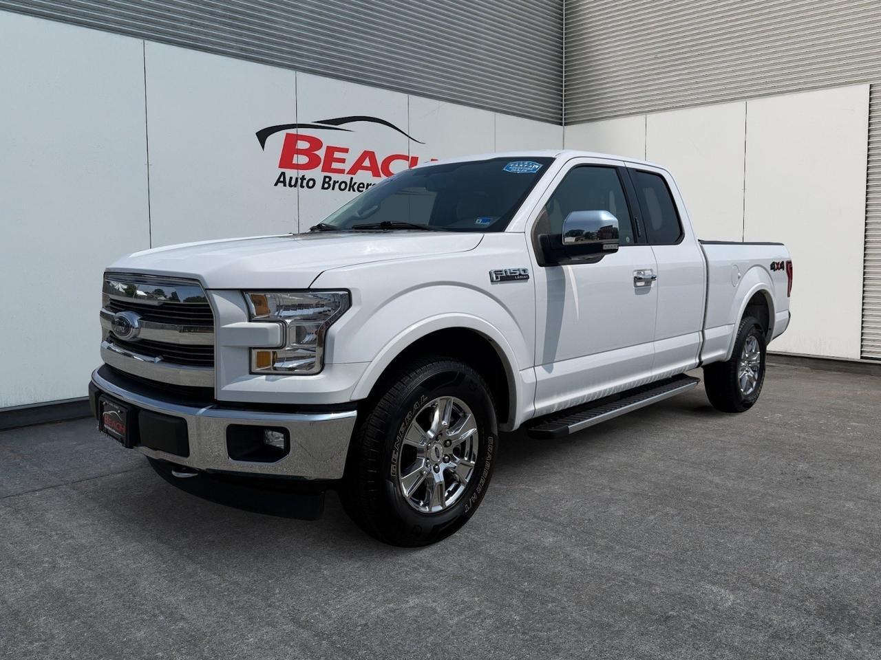 2017 Ford F-150 Lariat, 5.0L V8, HEATED/VENTILATED SEATS, UNIVERSAL GARAGE DOOR OPENER, BLUETOOTH, RUNNING BOARDS, POWER SLIDING REAR WINDOW, BACKUP CAMERA, POWER FOLDING MIRRORS, REMOTE START, ONLY 1 OWNER!