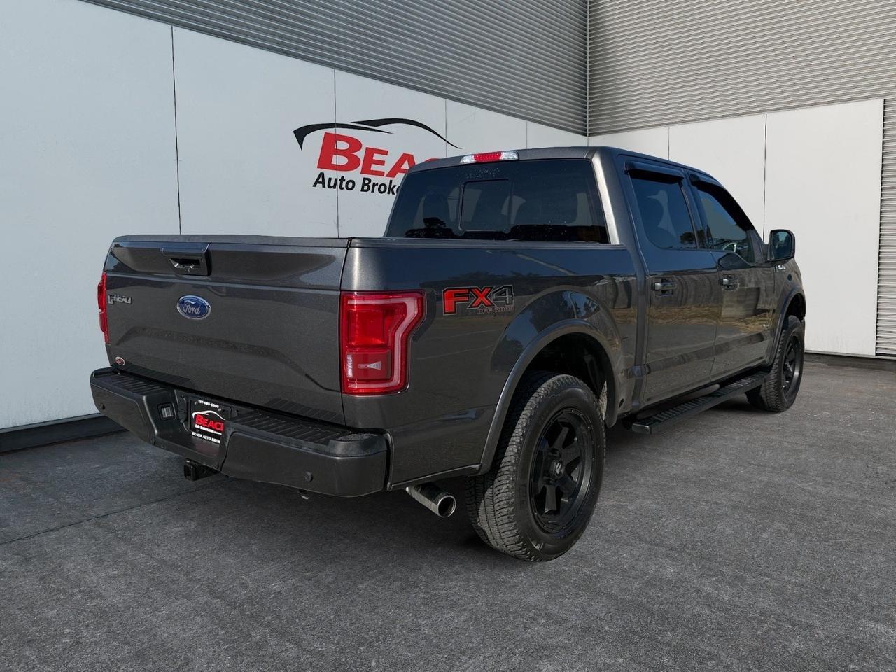 2017 Ford F-150 Lariat, HEATED/VENTILATED SEATS, HEATED REAR SEATS, MOONROOF, POWER SLIDING REAR WINDOW, TOW HOOKS, TOW PACKAGE, POWER/HEATED MIRRORS, TONNEAU COVER, UNIVERSAL GARAGE DOOR OPENER, REMOTE START, ONLY 1 OWNER, CLEAN CARFAX! Norfolk VA