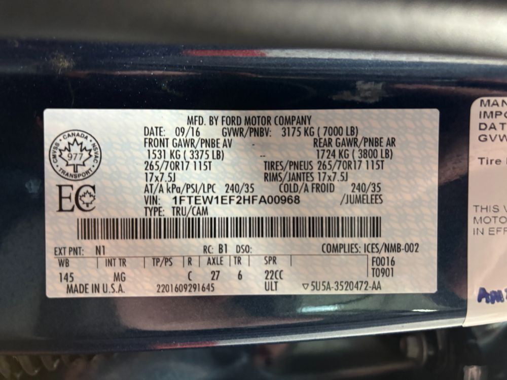 2017 Ford F-150 XLT Franklin OH