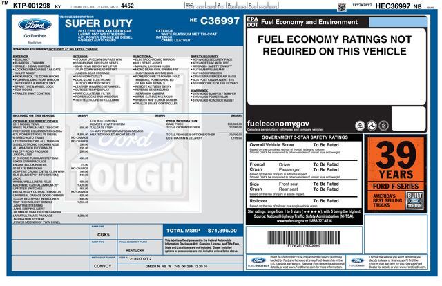 2017 Ford F-250SD Lariat Raleigh NC