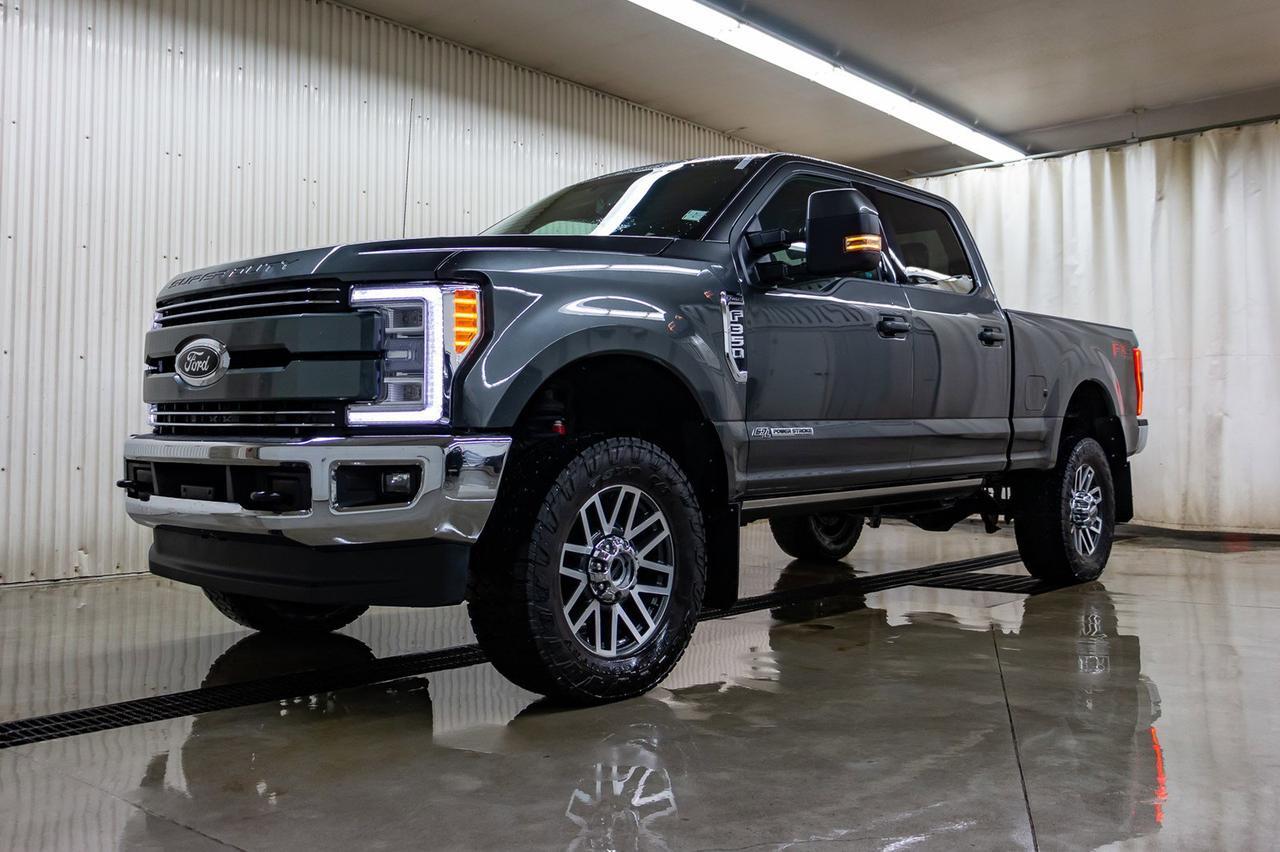 2017 Ford F-350 4x4 Crew Cab Lariat FX4 Diesel Leather Nav Red Deer AB