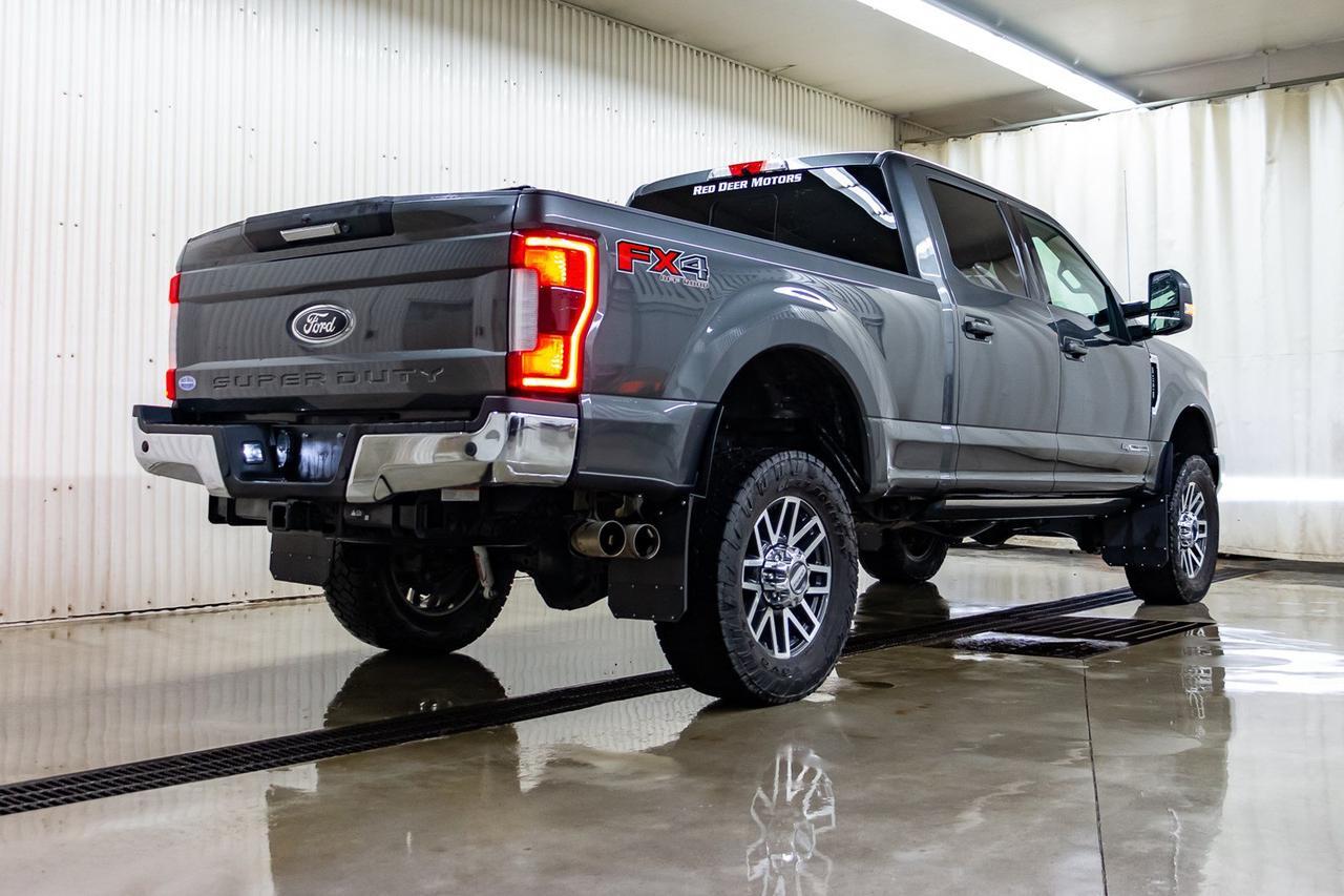 2017 Ford F-350 4x4 Crew Cab Lariat FX4 Diesel Leather Nav Red Deer AB