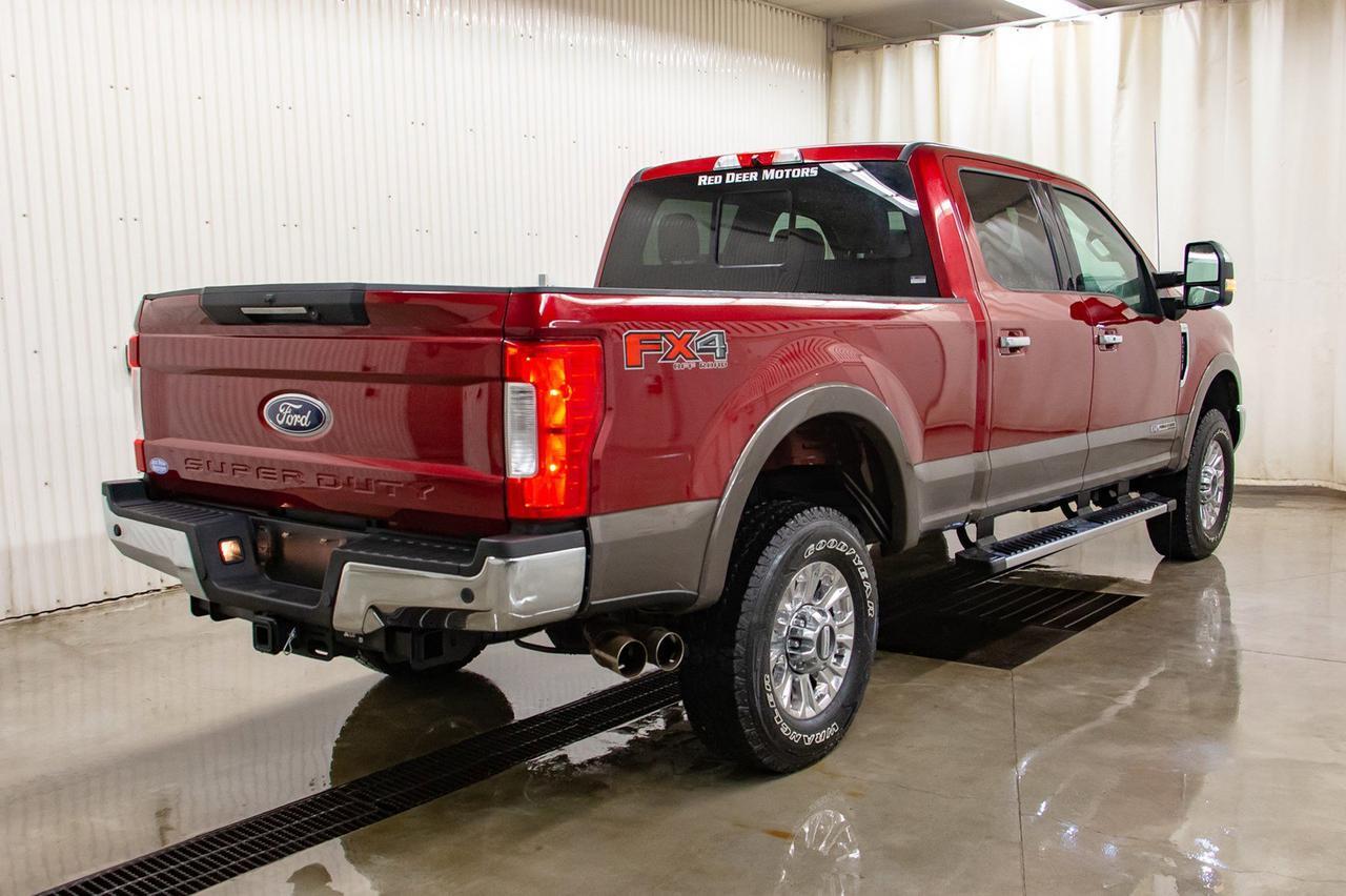 2017 Ford F-350 4x4 Crew Cab Lariat FX4 Diesel Leather Roof Nav Red Deer AB