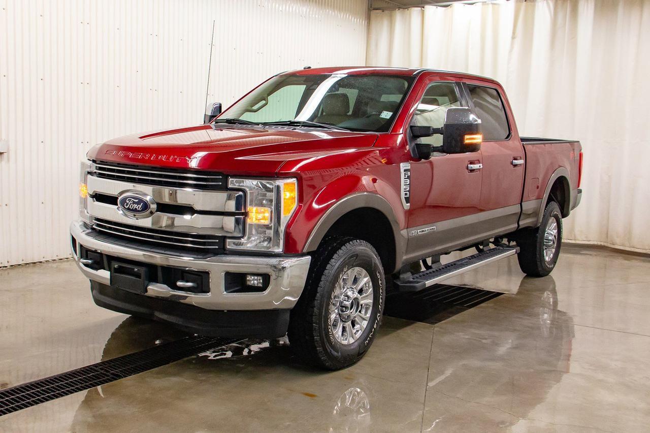 2017 Ford F-350 4x4 Crew Cab Lariat FX4 Diesel Leather Roof Nav Red Deer AB
