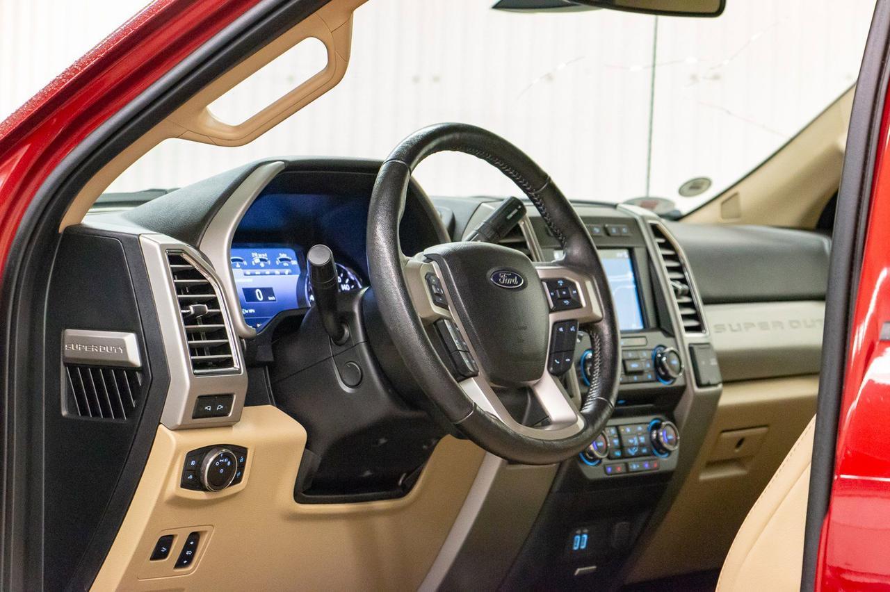 2017 Ford F-350 4x4 Crew Cab Lariat FX4 Diesel Leather Roof Nav Red Deer AB