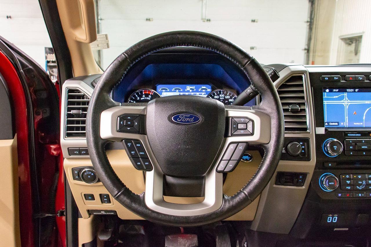 2017 Ford F-350 4x4 Crew Cab Lariat FX4 Diesel Leather Roof Nav Red Deer AB