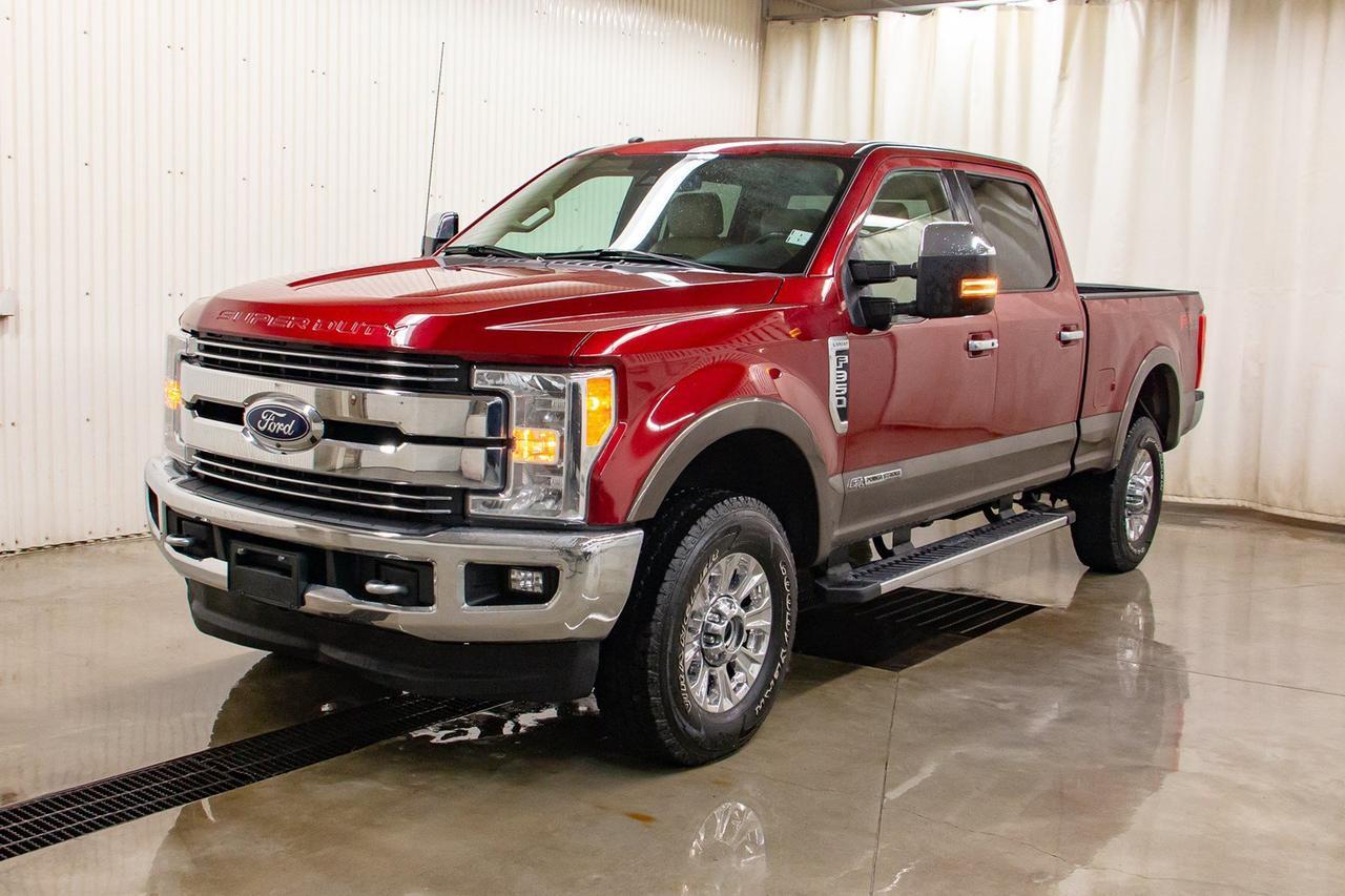 2017 Ford F-350 4x4 Crew Cab Lariat FX4 Diesel Leather Roof Nav Red Deer AB