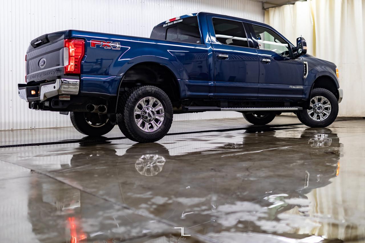 2017 Ford F-350 4x4 Crew Cab Lariat FX4 Ultimate Diesel Leather Roof Nav Red Deer AB