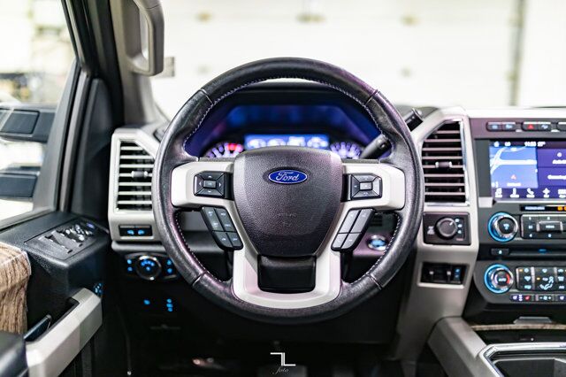 2017 Ford F-350 4x4 Crew Cab Lariat FX4 Ultimate Diesel Leather Roof Nav Red Deer AB