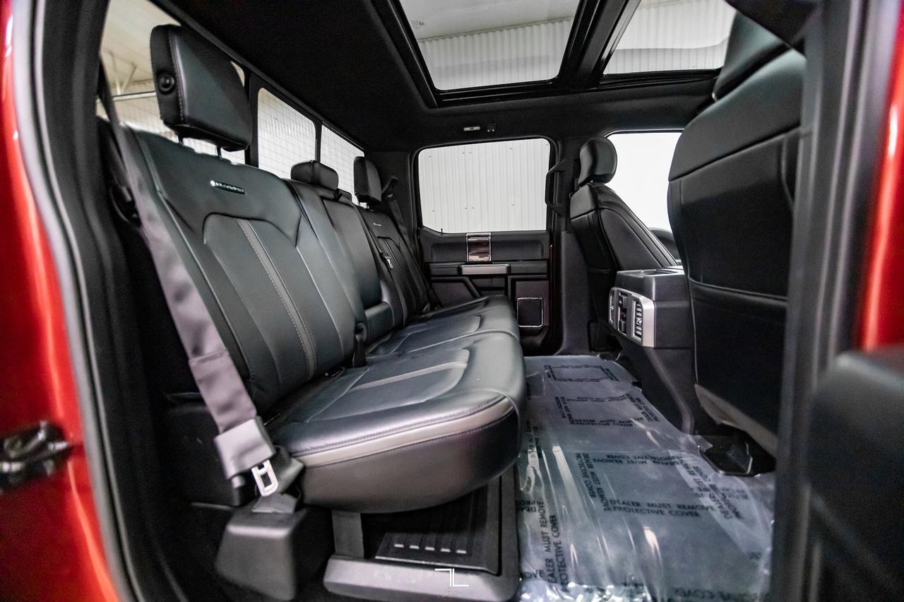 2017 Ford F-350 4x4 Crew Cab Platinum Diesel Leather Roof Nav BCam Red Deer AB