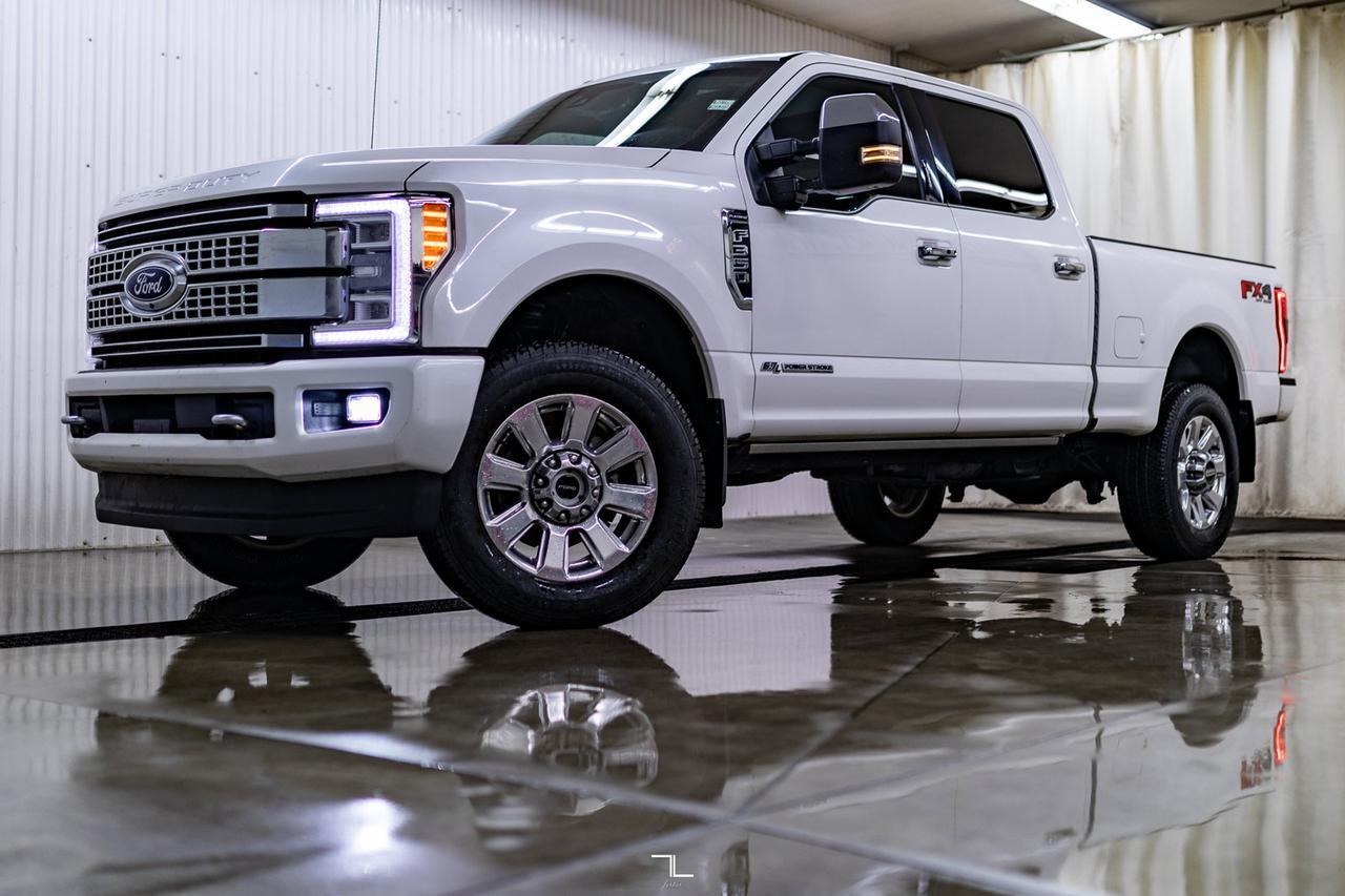 2017 Ford F-350 4x4 Crew Cab Platinum FX4 Diesel Leather Roof Nav Red Deer AB