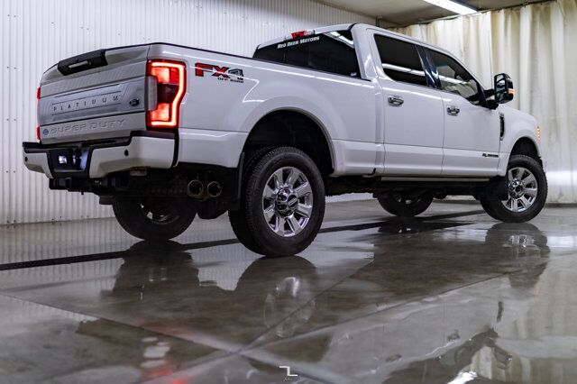 2017 Ford F-350 4x4 Crew Cab Platinum FX4 Diesel Leather Roof Nav Red Deer AB