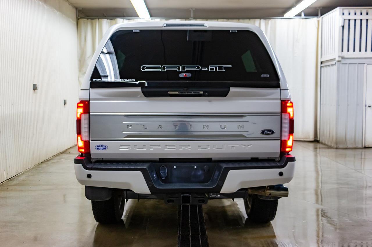 2017 Ford F-350 4x4 Crew Cab Platinum FX4 Diesel Leather Roof Nav Red Deer AB