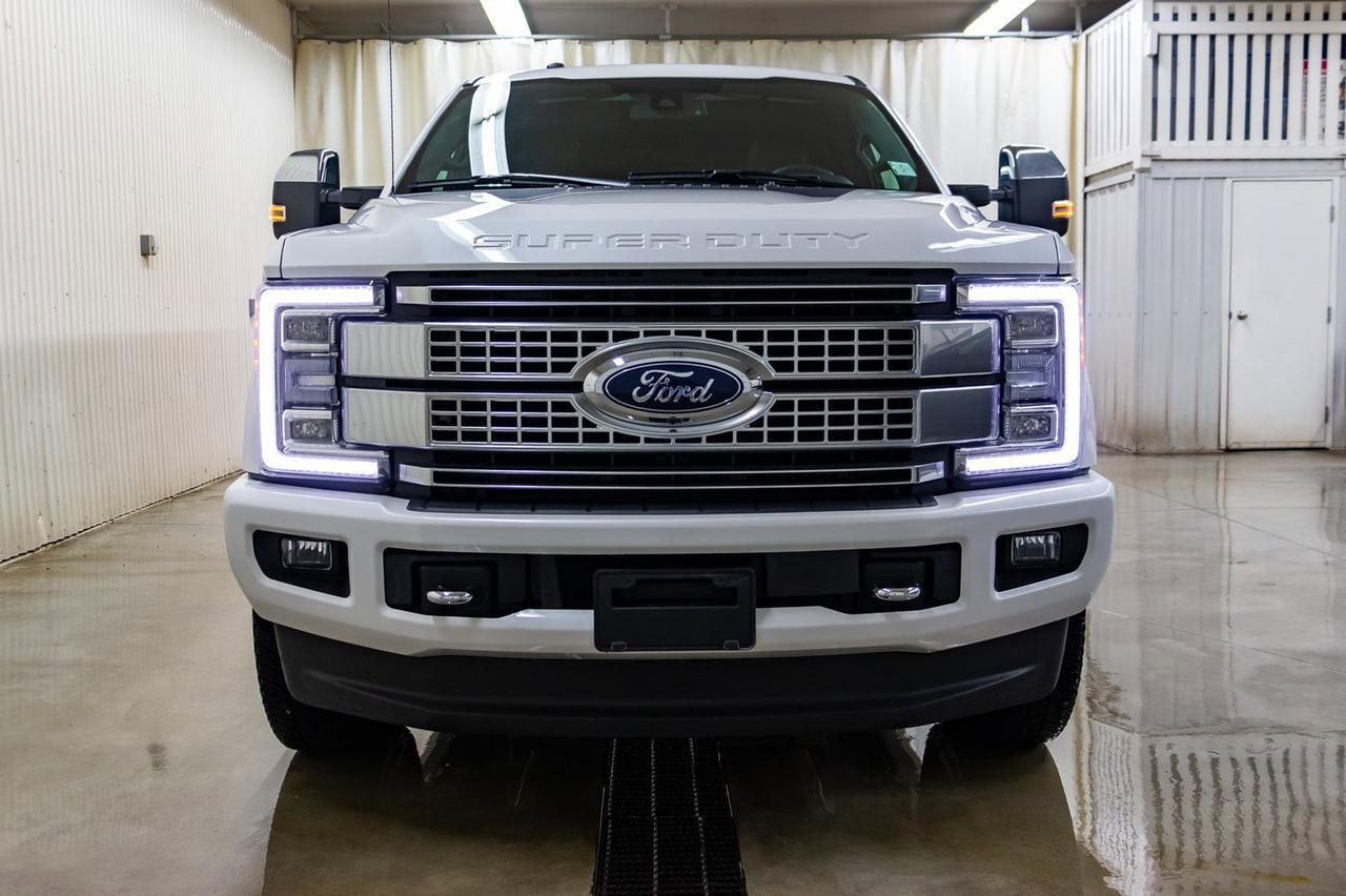 2017 Ford F-350 4x4 Crew Cab Platinum FX4 Diesel Leather Roof Nav Red Deer AB